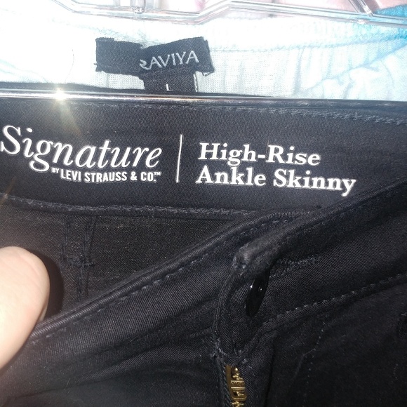 ❤trade // High rise ankle skinny black pants - Picture 4 of 8